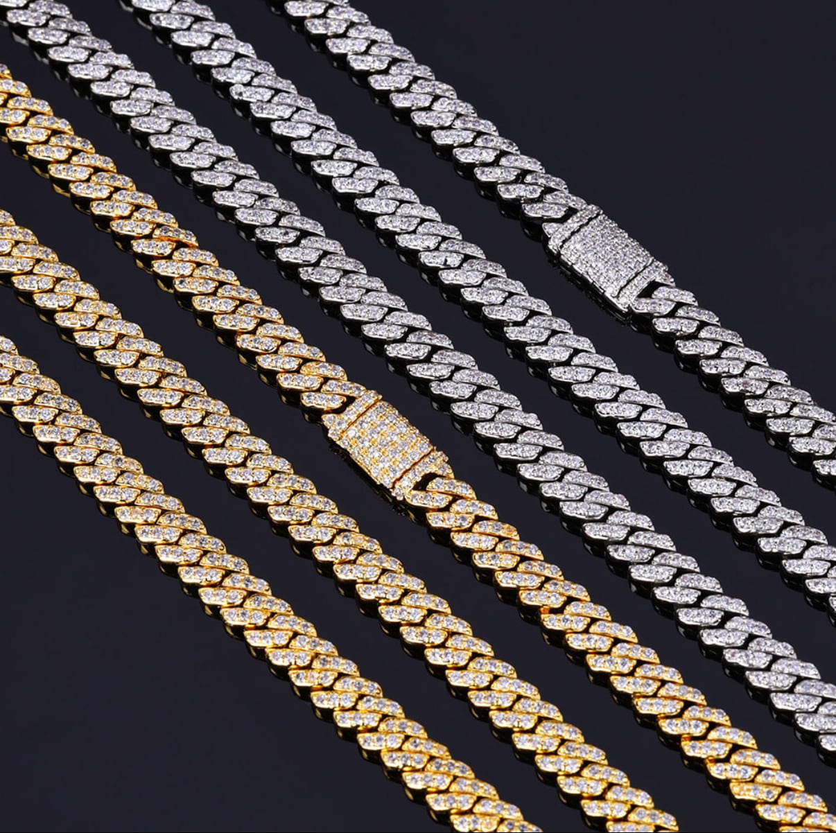 【grt36】Prong Chain Necklace (6mm)
