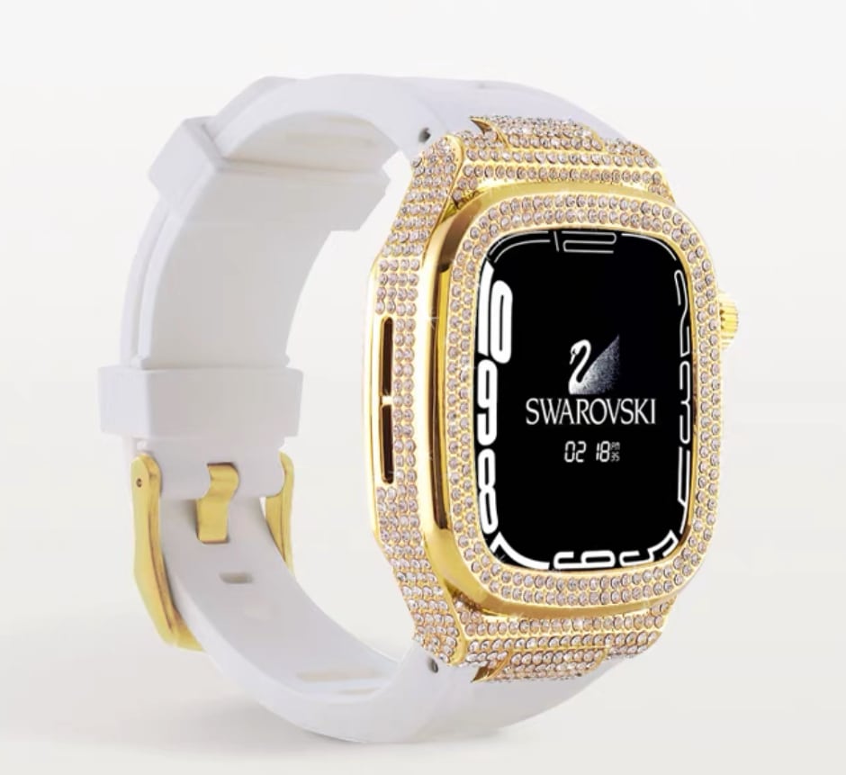 【grt07】Iced Out Apple Watch Case