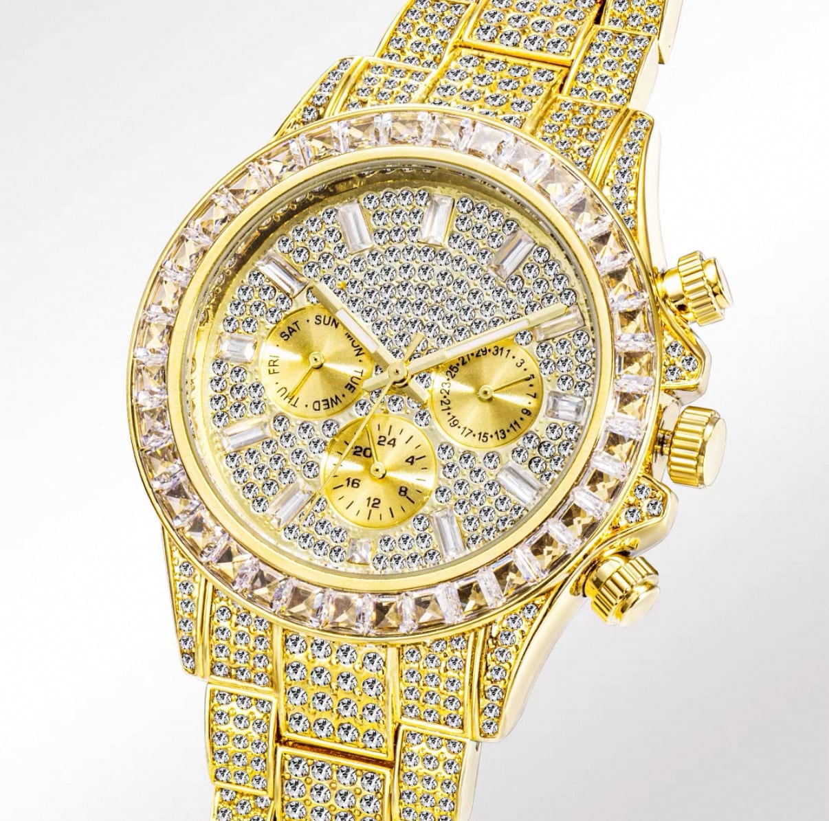 【grt60】Imperium Starburst Full Ice Watch