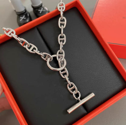 【grt40】Anchor Chain Necklace