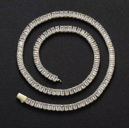 【grt50】Baguette Chain Necklace