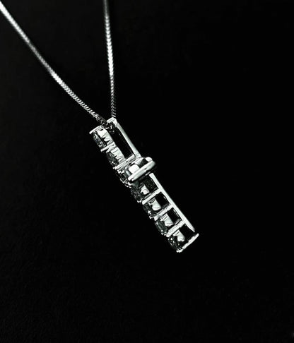 【grt21】Moissanite Cross Necklace