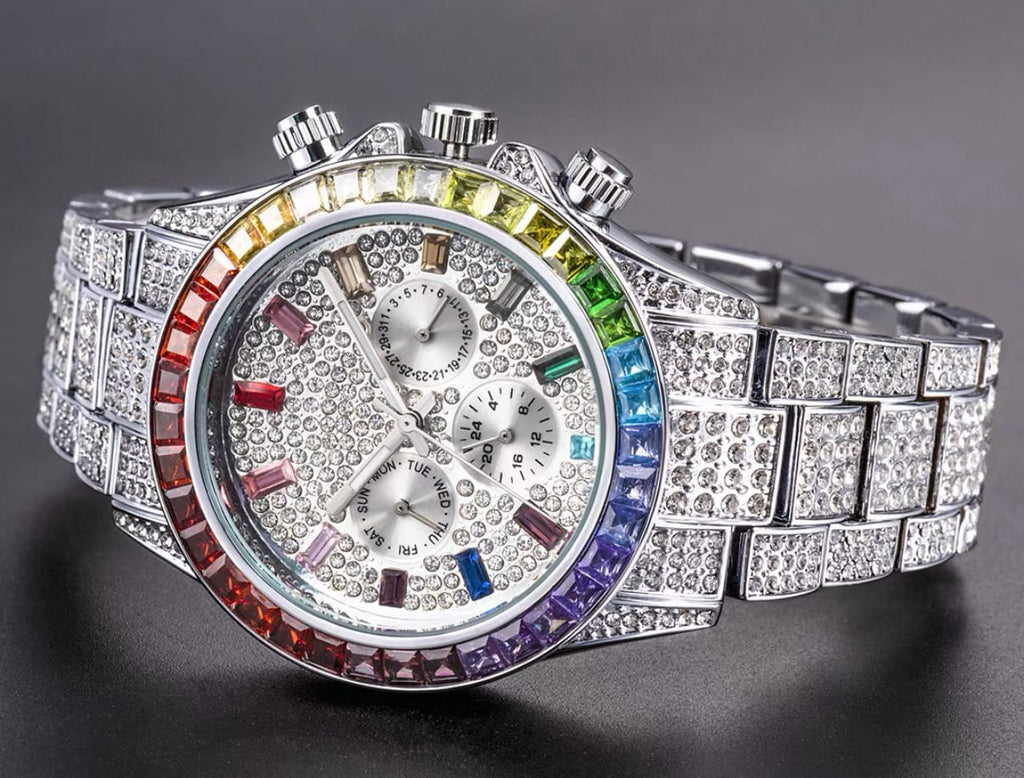 【grt61】Imperium Rainbow Jewel Watch