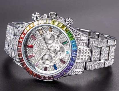 【grt61】Imperium Rainbow Jewel Watch