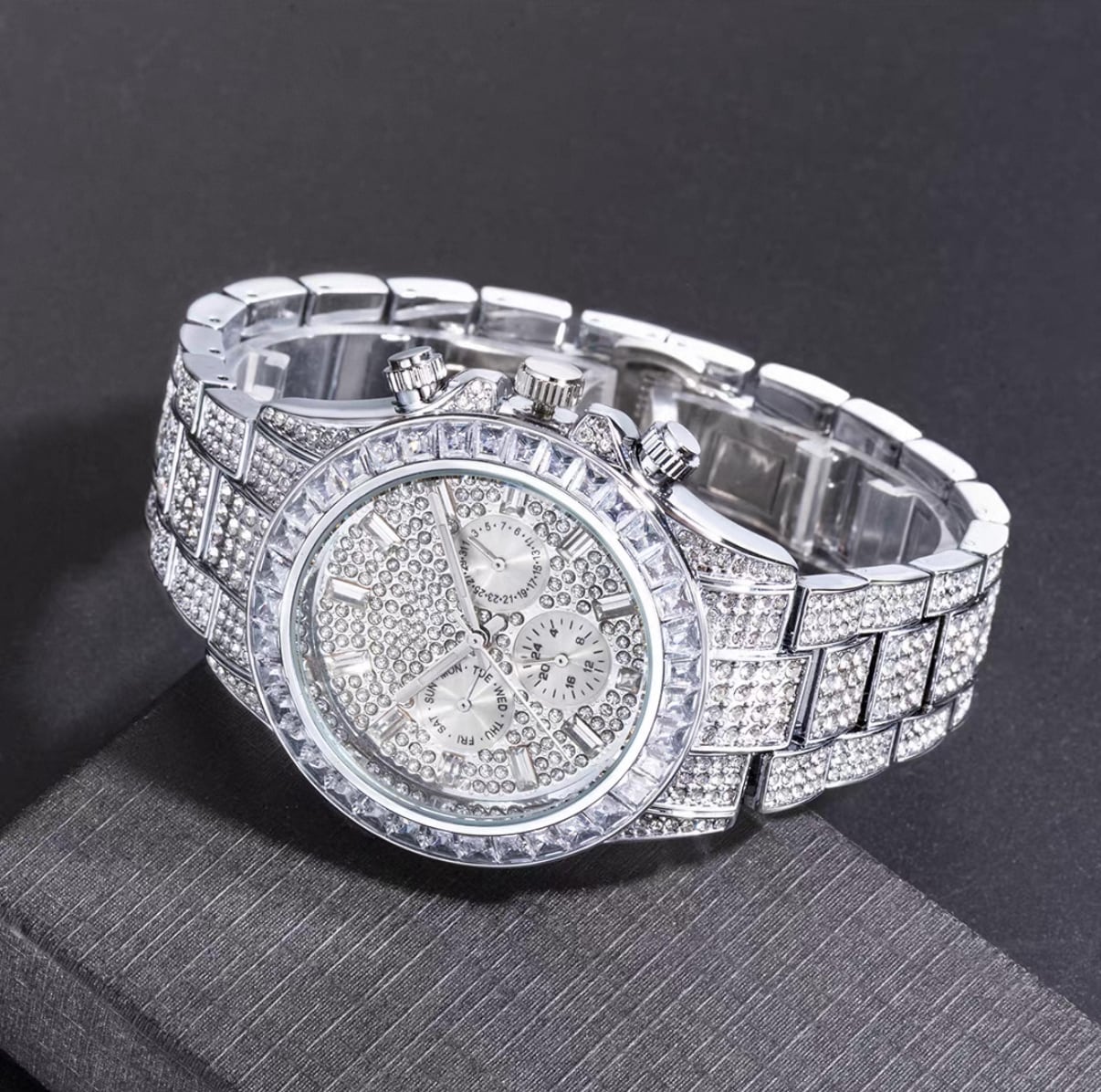 【grt60】Imperium Starburst Full Ice Watch