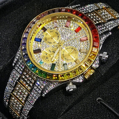 【grt61】Imperium Rainbow Jewel Watch
