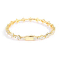 【grt65】Iced out triple cut tennis chain bracelet