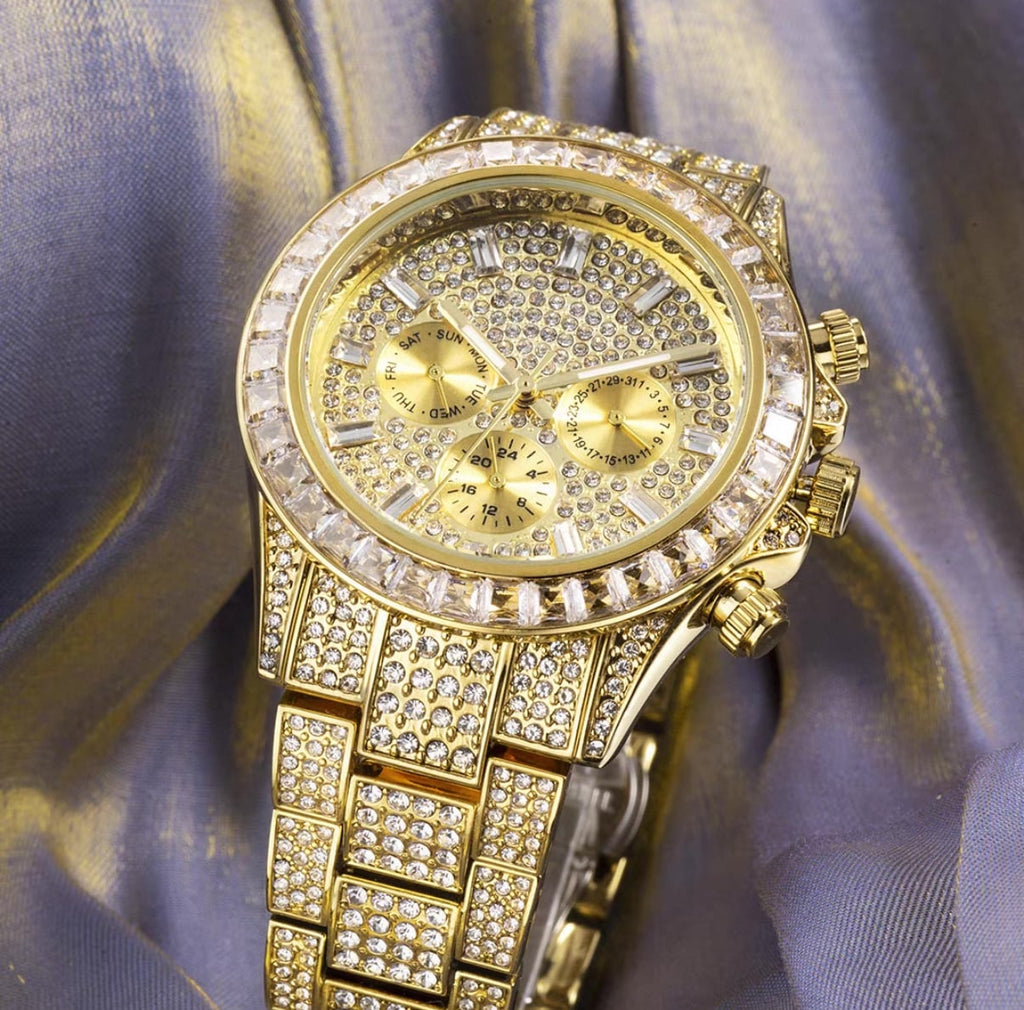 【grt60】Imperium Starburst Full Ice Watch