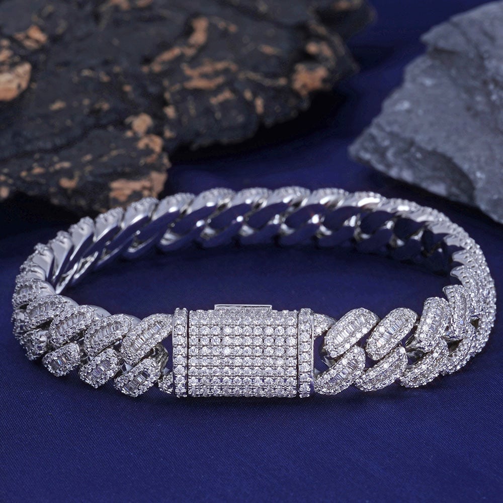 【grt58】Miami Cuban Chain Bracelet(12mm)