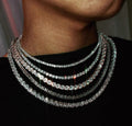 【grt04】Tennis Chain Necklace (3mm)