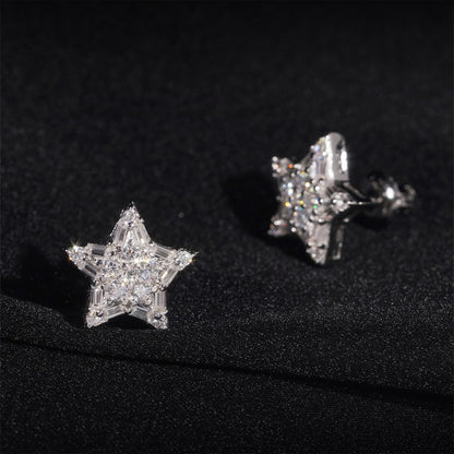 【grt17】Moissanite Star Pierce