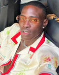Narrow-Frame Rimless Sunglasses