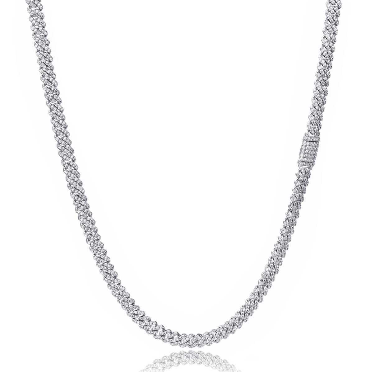 【grt36】Prong Chain Necklace (6mm)