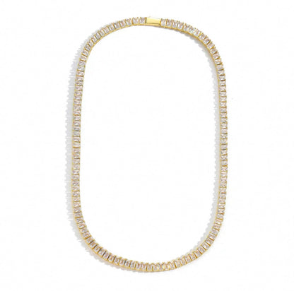 【grt50】Baguette Chain Necklace