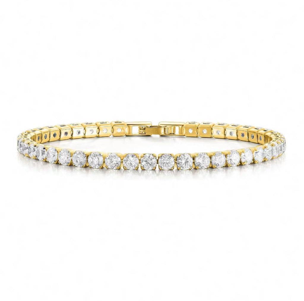 【grt03】Iced out Tennis Chain Bracelet