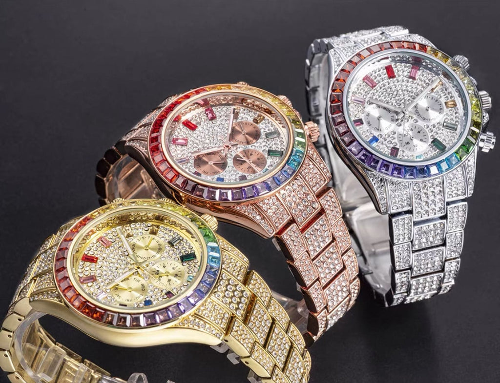 【grt61】Imperium Rainbow Jewel Watch