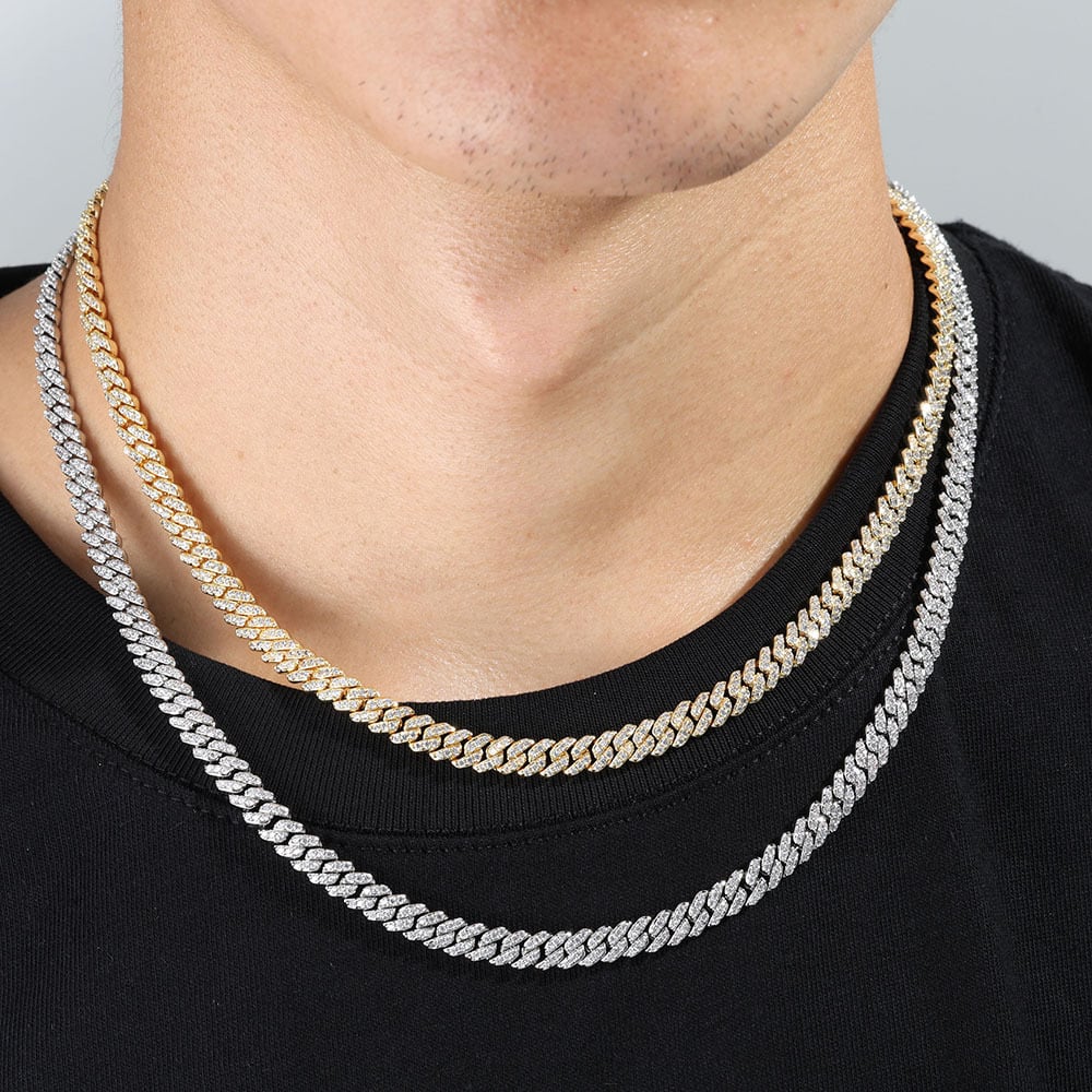 【grt36】Prong Chain Necklace (6mm)