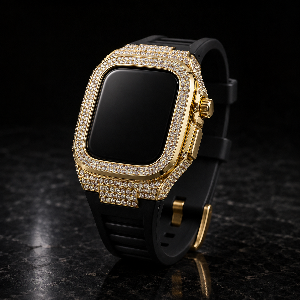 【grt07】Iced Out Apple Watch Case