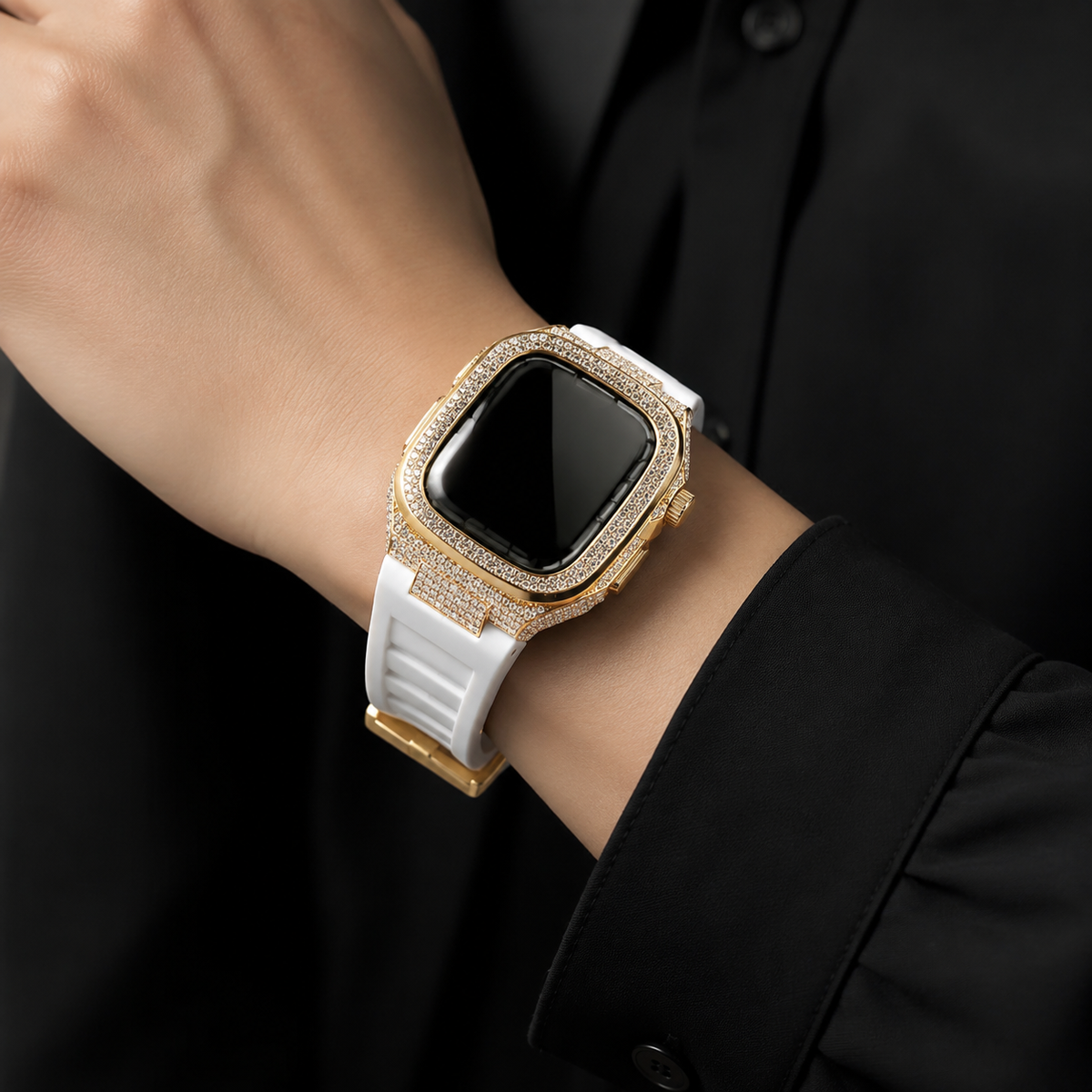 【grt07】Iced Out Apple Watch Case