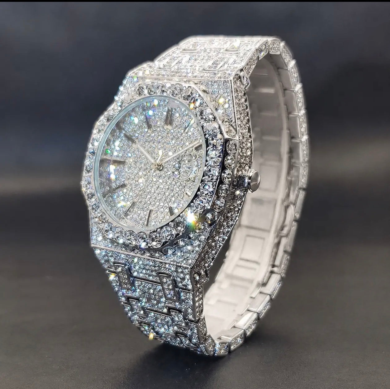 【grt47】Imperium Lux Jewel Watch (SILVER)