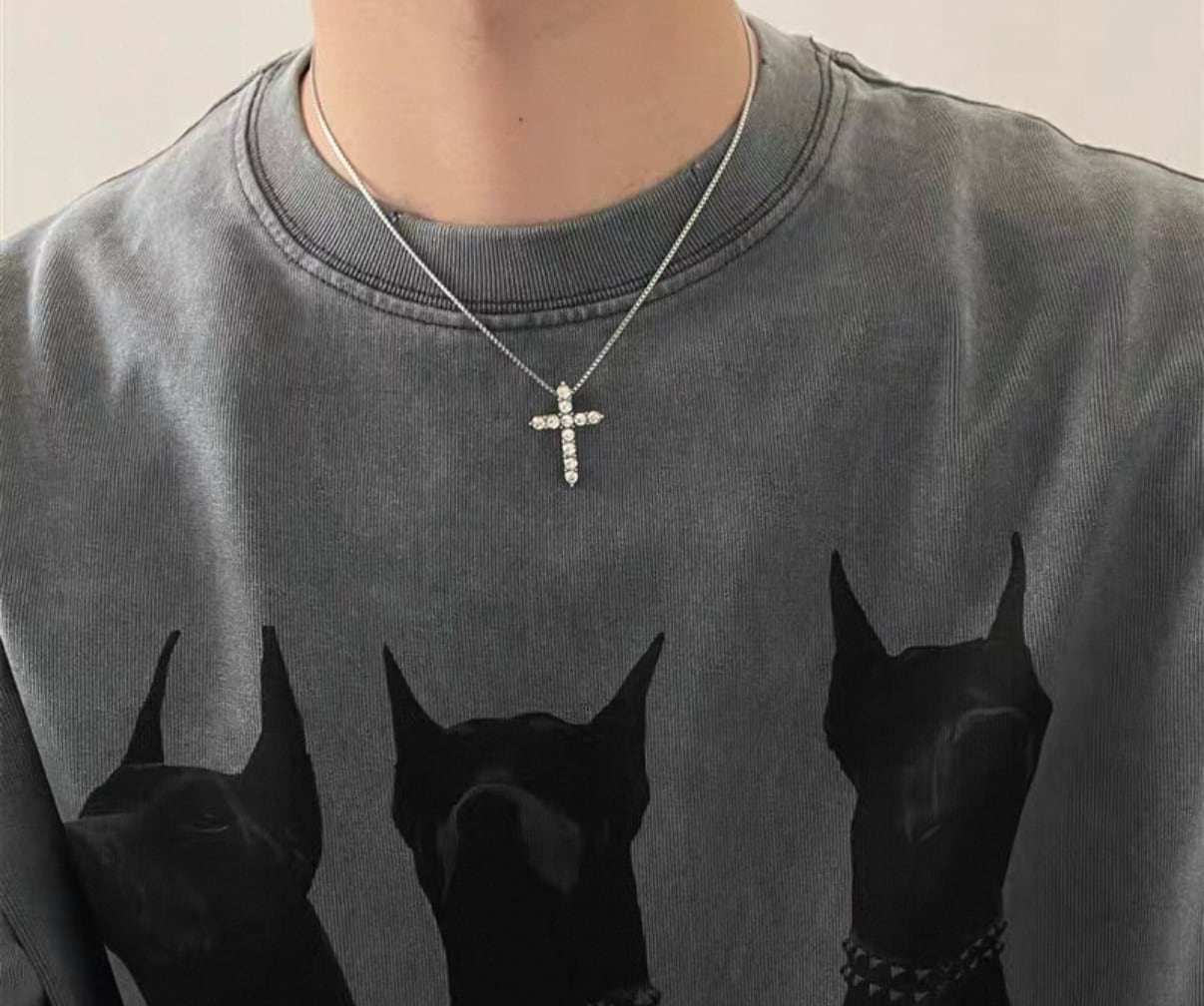【grt21】 Luxury Cross Necklace