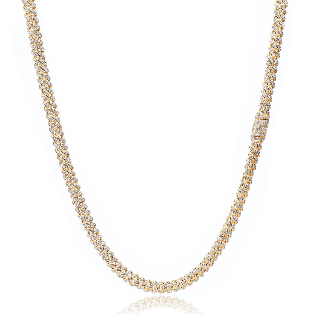 【grt36】Prong Chain Necklace (6mm)