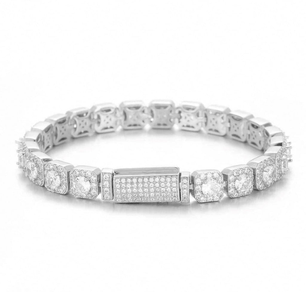 【grt33】Luxury SquareCut Bracelet (7mm)