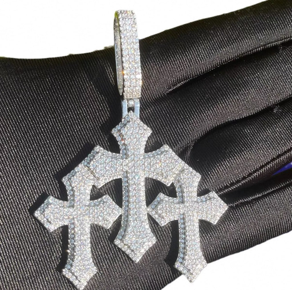 【grt54】Triple Luxury Cross Necklace
