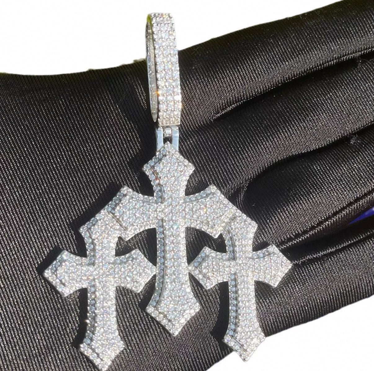 【grt54】Triple Luxury Cross Necklace