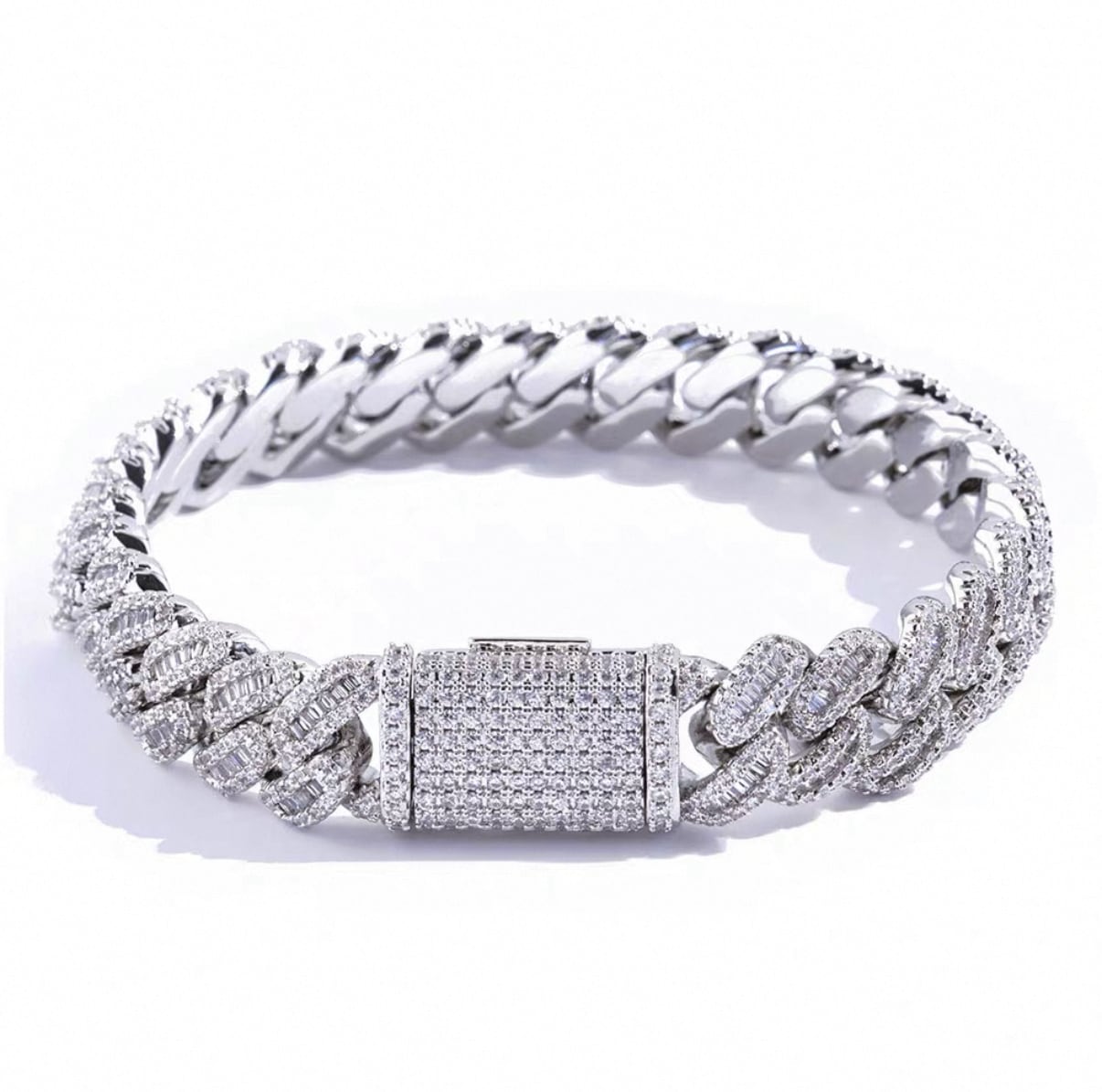 【grt58】Miami Cuban Chain Bracelet(12mm)