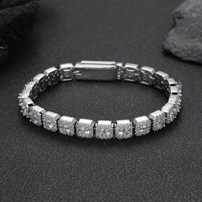 【grt33】Luxury SquareCut Bracelet (7mm)