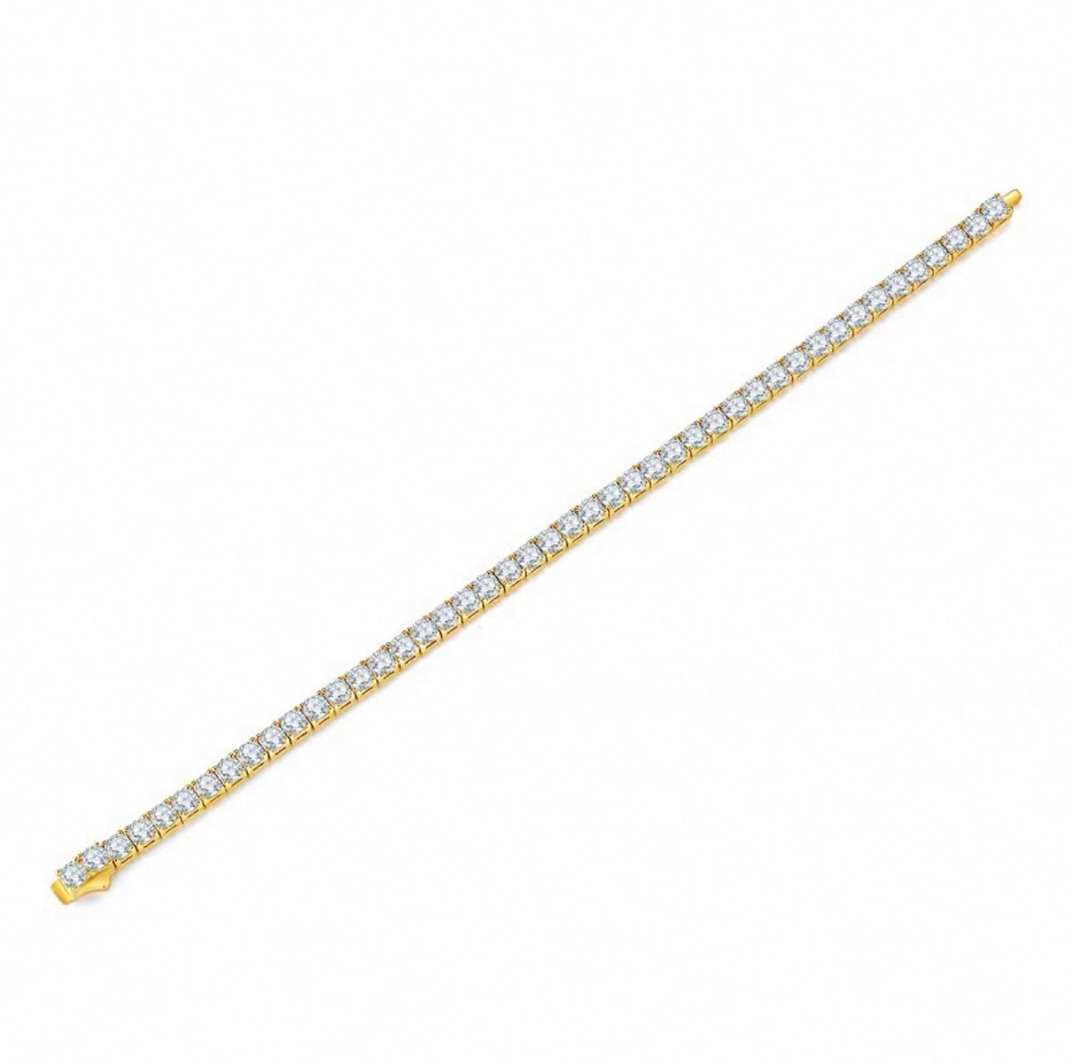 【grt55】Moissanite Tennis Chain Bracelet(3mm)